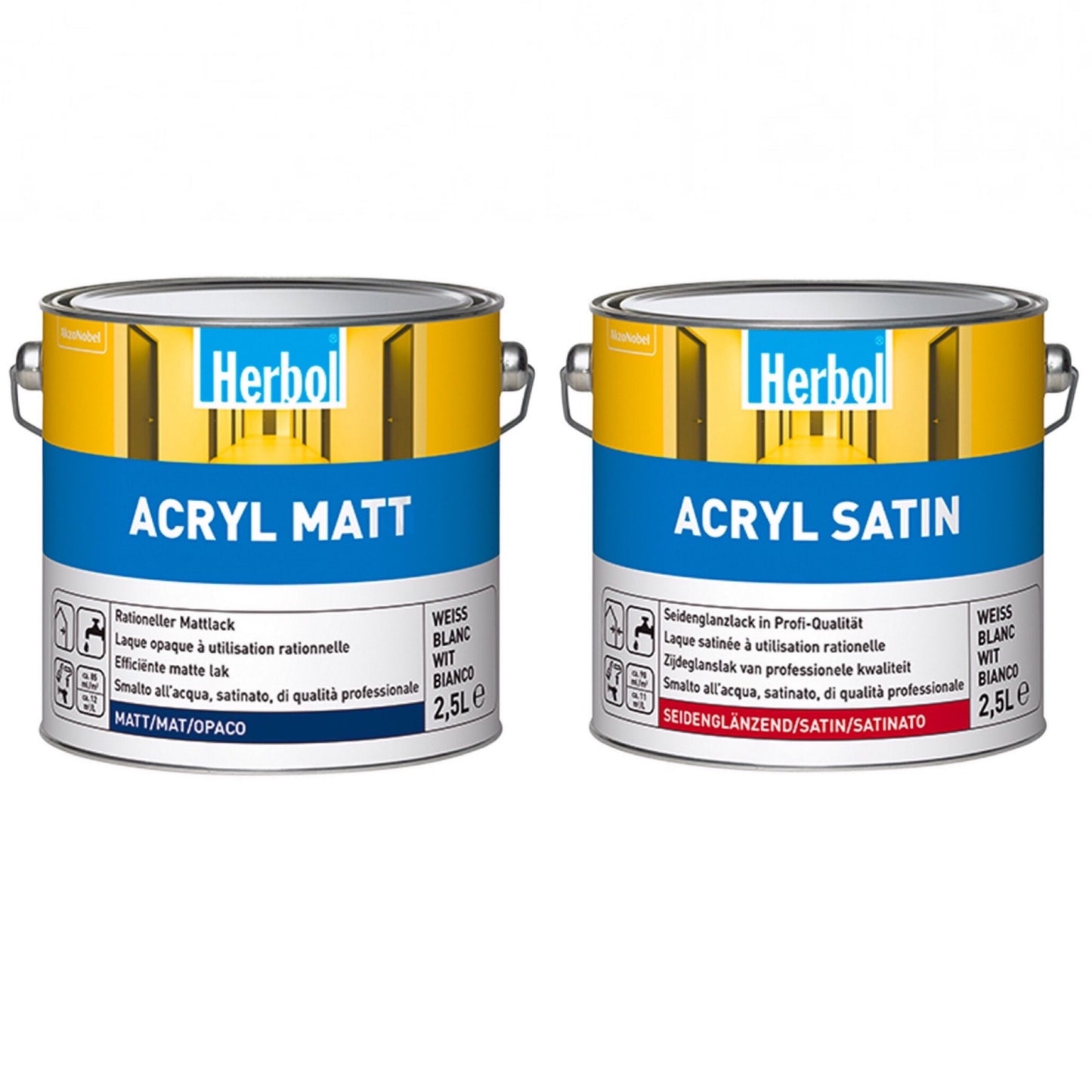 Herbol Acryl-Matt/Satin Bianco